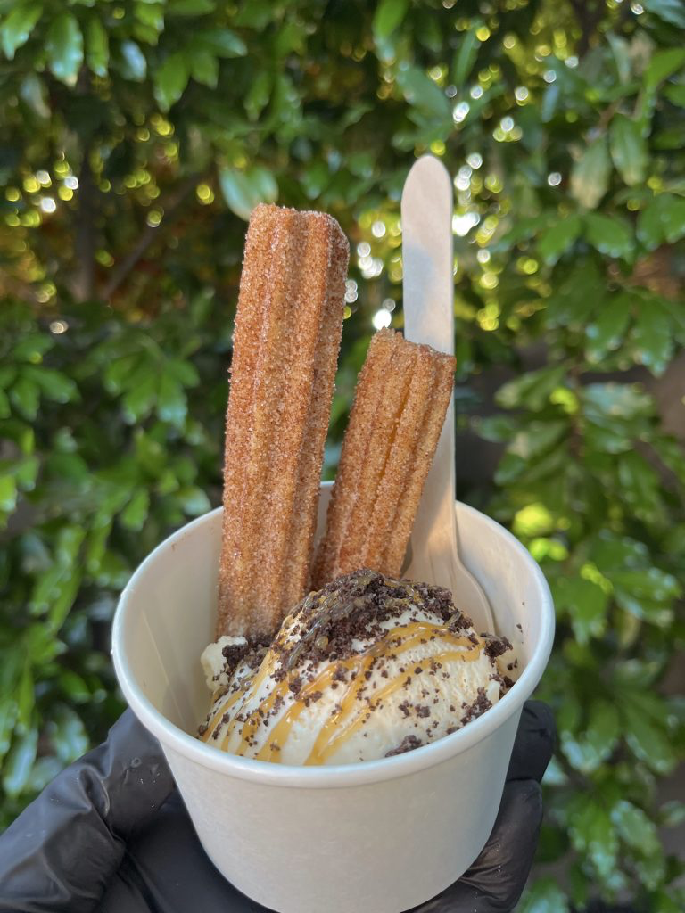 Churro Cart with Family