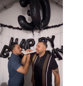 Churro Cart with Balloons