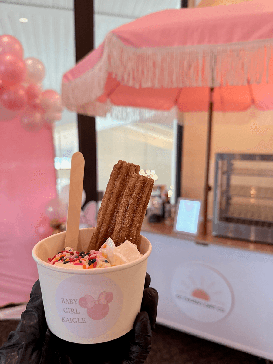 Churro Cart for a Baby Shower
