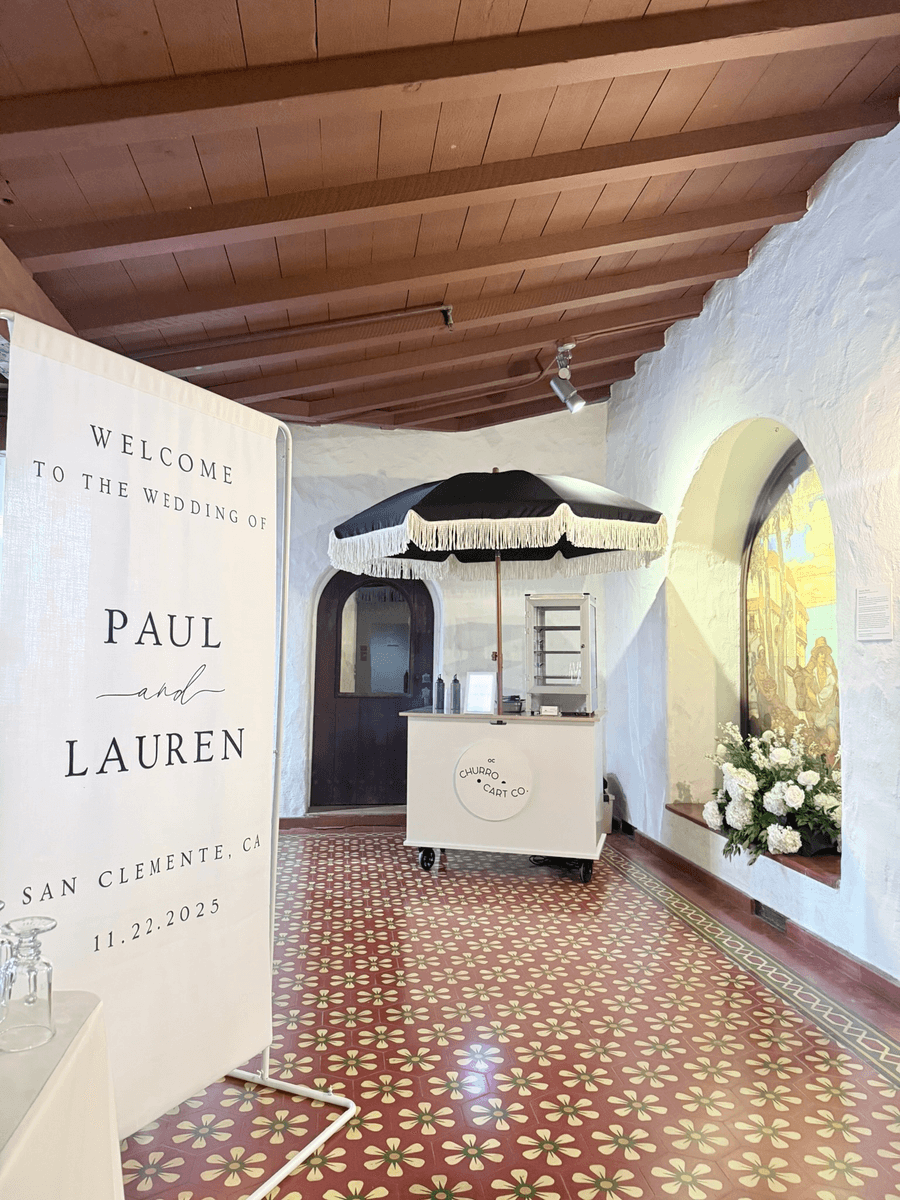 Churro Cart for Wedding