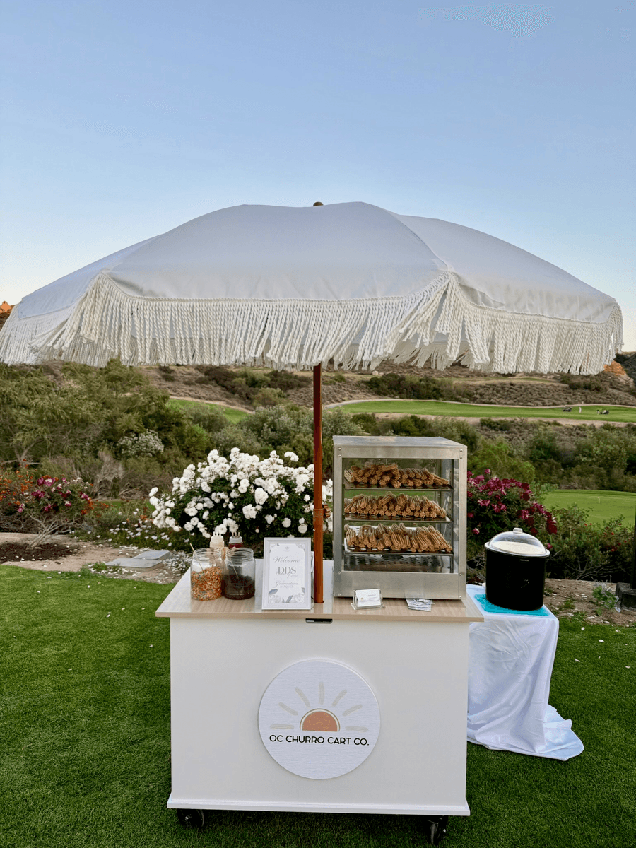 Churro Cart at Graduation Celebration
